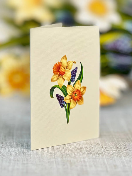 Daffodil note card for personal message