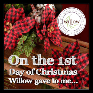 On the 1st Day of Christmas Willow gave to me...