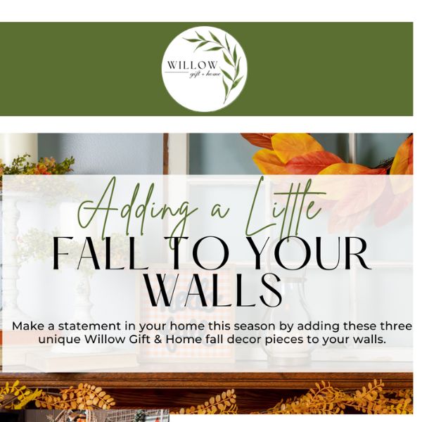 Adding Fall to Your Walls! Make a Statement This Season