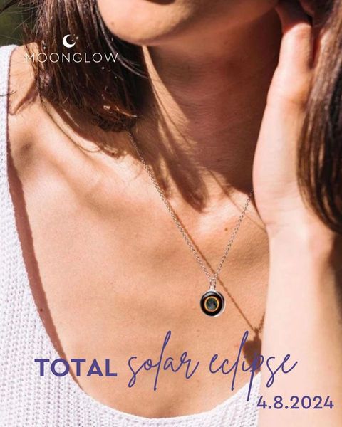 Solar Eclipse Moonglow Necklace - Limited Edition