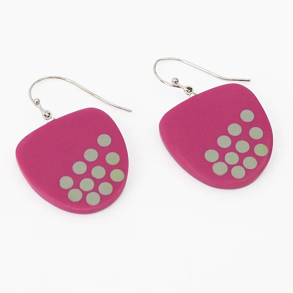 Pink Evie Drop Earrings by Sylca Designs