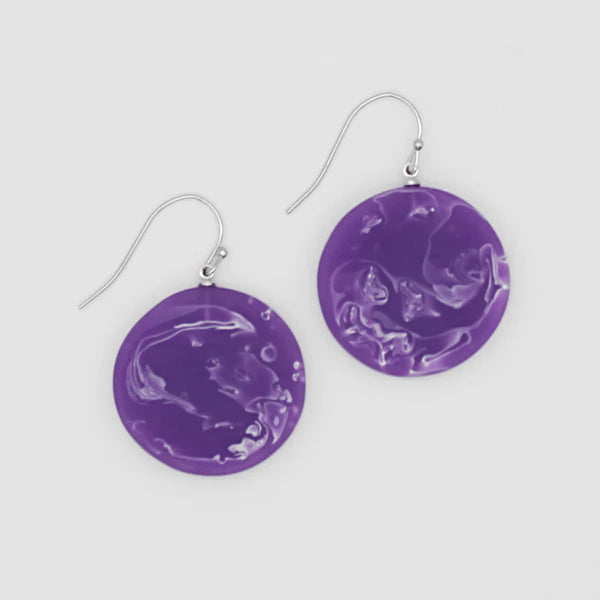 Raven Purple Earrings