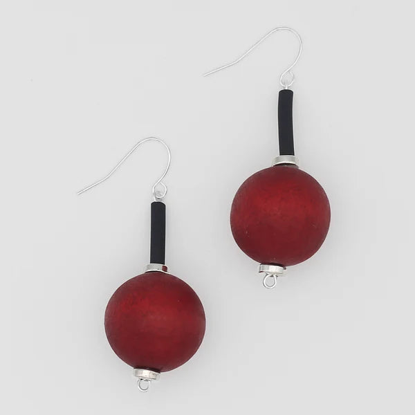 Ball Drop Earrings - Various Colors