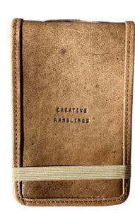 Mini Creative Ramblings leather journal