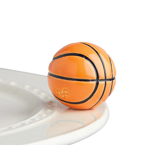 Hoop There is is! Basketball Mini by Nora Fleming