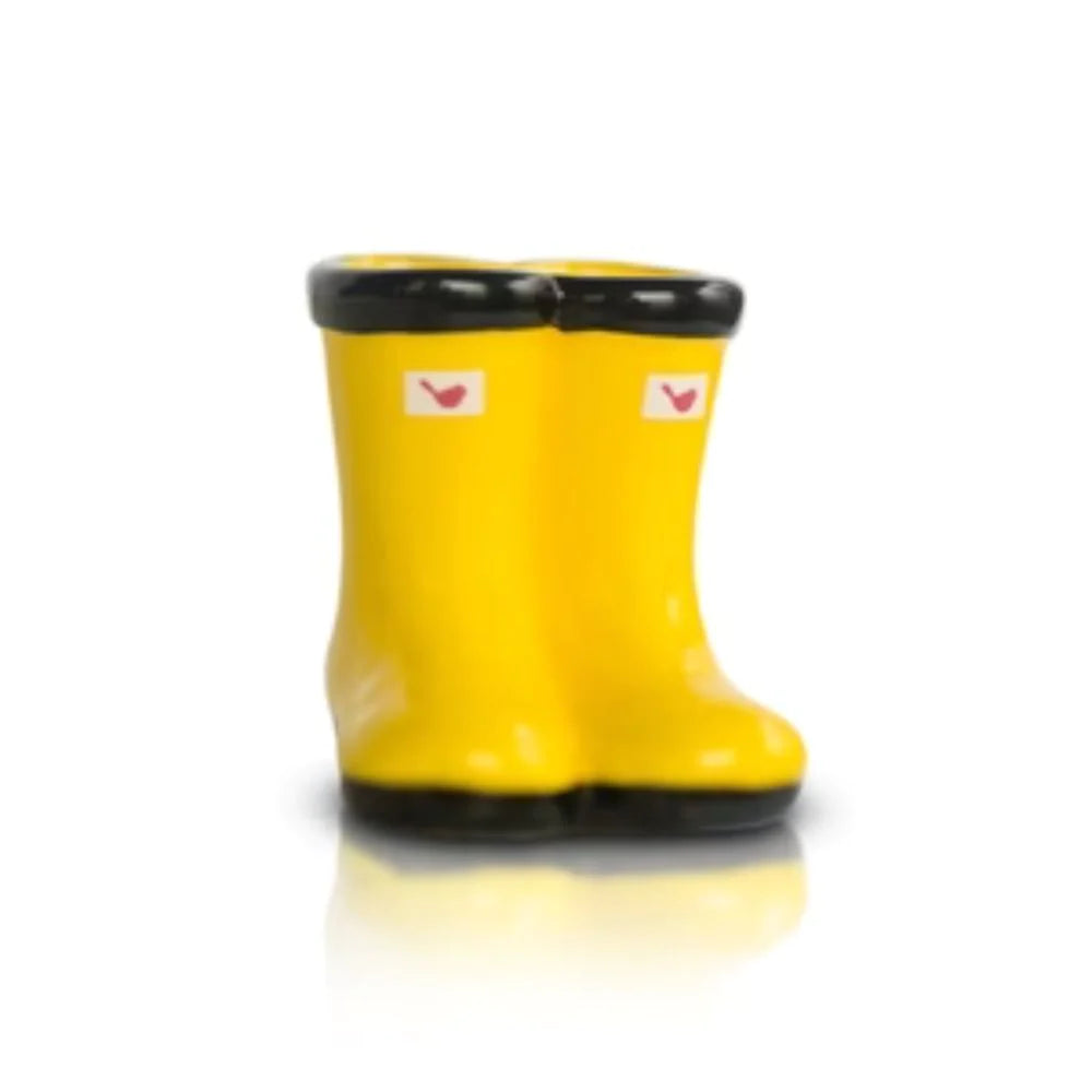 #A292 mini yellow boots for St. Jude's from Nora Fleming