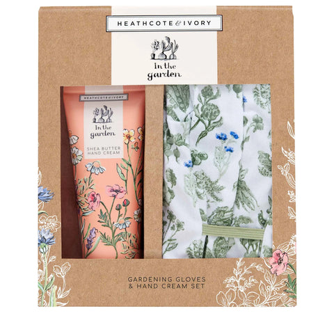 In The Garden boxed hand cream and goves set