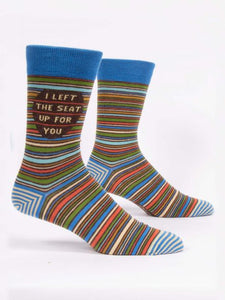 I Left the Seat Up For You Men’s Crew Socks