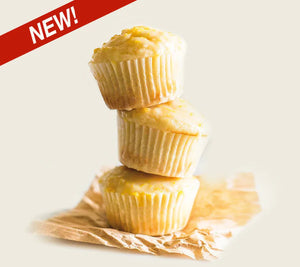 New Mimosa Muffins stacked