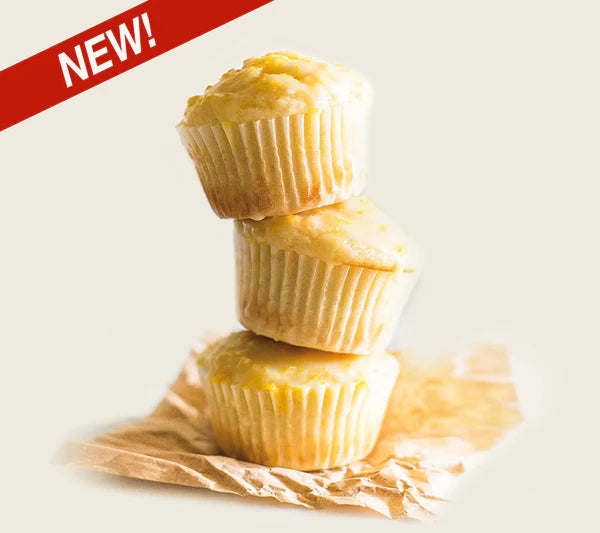 New Mimosa Muffins stacked