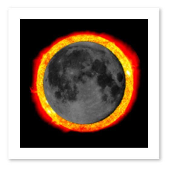 Moonglow SE Solar Eclipse Moon