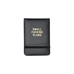 Small Fucking Plans Journal - black