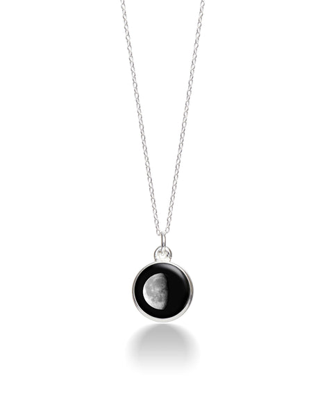 Moonglow necklace 5D waning gibbous moon