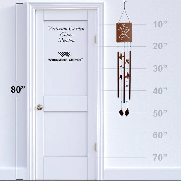 Proportions of Victorian Garden Wind Chime - 52"