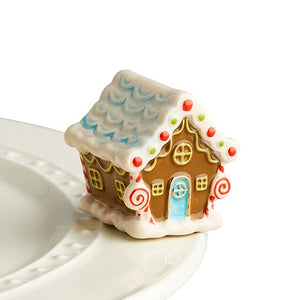 Candyland Lane Gingerbread House Mini - Nora Fleming mini