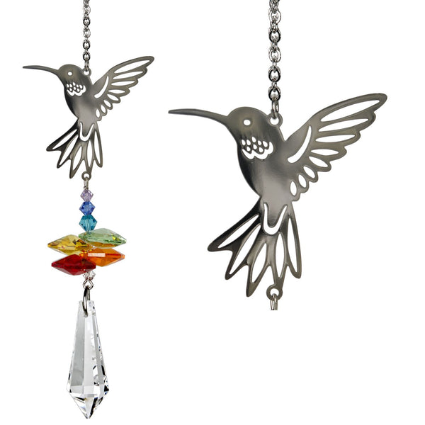 Crystal Fantasy Hummingbird Suncatcher
