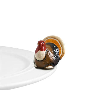 #A047 Turkey Mini by Nora Fleming will be festive on any turkey platter for the Holiday Season!