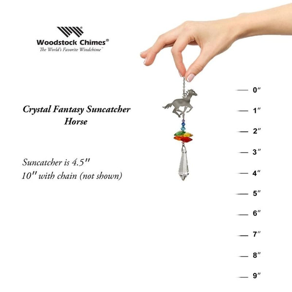 Measurement for Horse suncatcher 4.5" x 10" (with chain)