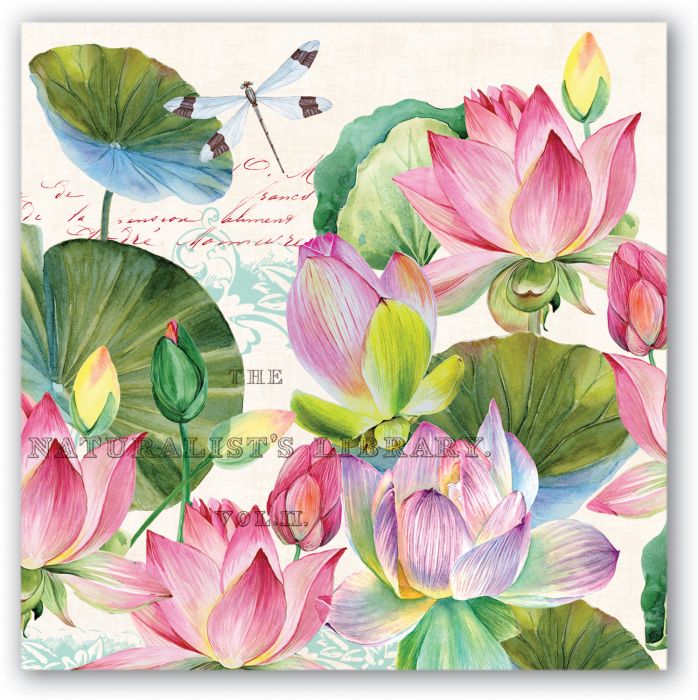 Water Lilies Luncheon Napkins