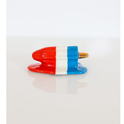 Nora Fleming Red, white and blue Keep Cool Popsicle Mini #A279