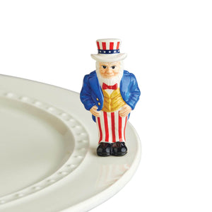 Uncle Sam patriotic mini by Nora Fleming